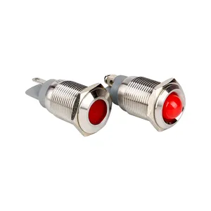 16Mm IP67 Không Thấm Nước Thiết Bị Kim Loại Chỉ Số Ánh Sáng Đèn