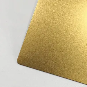 PVD Farbbeschichtung Goldgefälschte Edelstahlplatte 304 dekorative Metallplatten Edelstahlperlen-Goldplatte