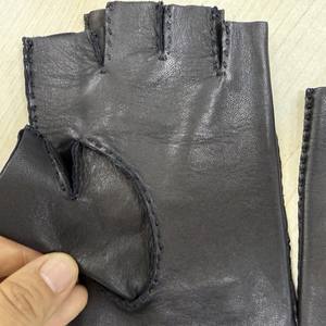 <span class=keywords><strong>Gants</strong></span> en cuir de chèvre pour hommes, personnalisés en usine, vente en gros dans l'Ouest, pour la conduite en <span class=keywords><strong>hiver</strong></span>, à la mode - Product Image 4