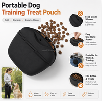 VaryWell Diverses couleurs LOW quantité minimale de commande Chien Outdoor Training Silicone Dog Pouch Dog Treats Bag
