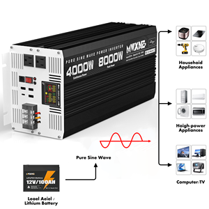 <span class=keywords><strong>Convertisseur</strong></span> de puissance à onde sinusoïdale pure <span class=keywords><strong>12V</strong></span> vers 220V/<span class=keywords><strong>230V</strong></span>, 2000W/4000W, DC vers AC, pour usage domestique, camping-car et extérieur (Stock US) - Product Image 1