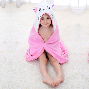 MICHLEY otoño lindo Kitty con capucha chicas dormir Bata - Product Image 4