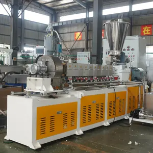 Mini Plastic Pelletizer Twin Screw Plastic Granulator Machine Water Strand Lab Twin Screw Extruder Machine