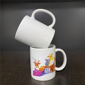 Cocoa Milk Tea <b>Mug</b> DIY Blanks Sublimation Coated 11oz 330ml White Ceramic with Cardboard <b>Box</b> for Heat Press Printing - Product Image 1