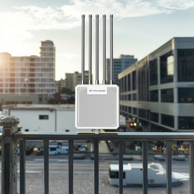 Meiweisi HW3000L 2026 Enterprise Outdoor Access Point High Power Wireless MESH Router Dual Band Wave2 4x4 Long Range Waterproof