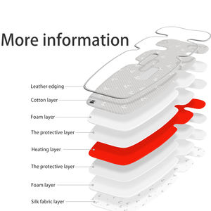 Anjuny USB coprisedile riscaldato <span class=keywords><strong>per</strong></span> bambini inverno esterno <span class=keywords><strong>cuscino</strong></span> fodera <span class=keywords><strong>per</strong></span> <span class=keywords><strong>passeggino</strong></span> <span class=keywords><strong>per</strong></span> un maggiore calore uso seggiolino auto - Product Image 3