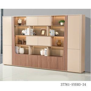 Armoire de bureau contemporaine en bois grainé 37761-SYE03-34 - Product Image 1