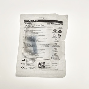 Bộ Truyền Dịch Thương Hiệu AMSINO Bộ <span class=keywords><strong>IV</strong></span> Bộ Truyền Tĩnh Mạch Với Kim Với CE/ISO - Product Image 3