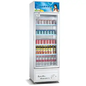 Vendita calda in posizione verticale display congelatori verticale bevanda verticale frigorifero di lusso verticale bevanda verticale refrigeratore per la fabbrica di bevande