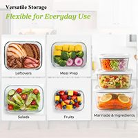 Conteneurs de stockage alimentaire sous vide AirBaker avec pompe électrique USB, boîte de conservation hermétique pour l'organisation du garde-manger de la cuisine