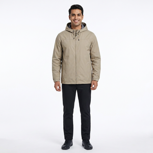OEM Wholesale Spring and Autumn Outdoor <b>Jacket</b> <b>Men's</b> Thin Hooded Windbreaker Coat Windproof and Waterproof <b>Jacket</b> <b>for</b> <b>Men</b> - Product Image 1