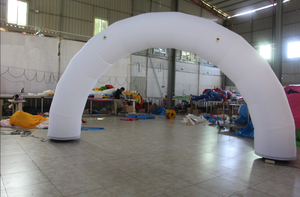 ซุ้มโค้งสีขาวแบบเป่าลม รุ่นทรงตั้งพื้น พร้อมพัดลมสองตัว - Product Image 2