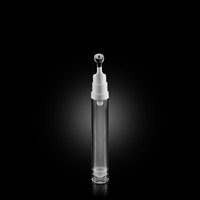 Flacon Airless Personnalisable en PP Recyclable avec Capacités de 8/15/20 ml et Logo Personnalisable pour Crème Contour des Yeux, Sérum, Correcteur, Fond de Teint