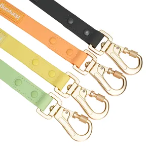 Hnayang Pet Supplier Customizable Styles Sizes Over length Pet Leash Waterproof Dirt-proof PVC Coated Leash