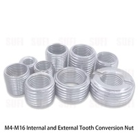 Adaptateur de filetage interne et externe M4 M5 M6 M8 M10 M12 M14 M16 – Conversion de taille de vis à diamètre variable