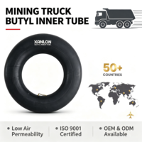 14.00R24 and 1400R24 Heavy-Duty Truck Butyl Rubber Inner Tubes with V3045/V3065 Valves