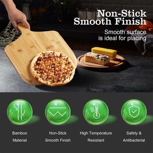 Pelle à <span class=keywords><strong>pizza</strong></span> coulissante accessoires de cuisine <span class=keywords><strong>barbecue</strong></span> <span class=keywords><strong>barbecue</strong></span> multifonctionnel <span class=keywords><strong>pierre</strong></span> coulissante Restaurant Grade <span class=keywords><strong>Pizza</strong></span> en bois - Product Image 6