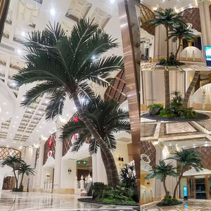 Tia cực tím-proof nhân tạo nhiệt đới Vua dừa <span class=keywords><strong>Palm</strong></span> Faux nhà máy với lớn tổng hợp <span class=keywords><strong>Palm</strong></span> và trái cây cho trong nhà hoặc ngoài trời - Product Image 1