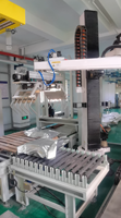Robot de palettisation industriel de type colonne, machine de palettisation automatique pour sacs en feuille avec pince à fourches pour ligne d'empilage de sacs