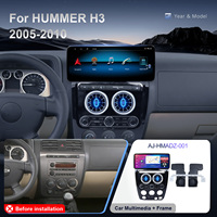 Radio para Auto con Pantalla Integrada de 12.3 Pulgadas para Hummer H3 2005-2010, Android Octa Core, Estéreo para Auto, DVD, GPS, Navegación