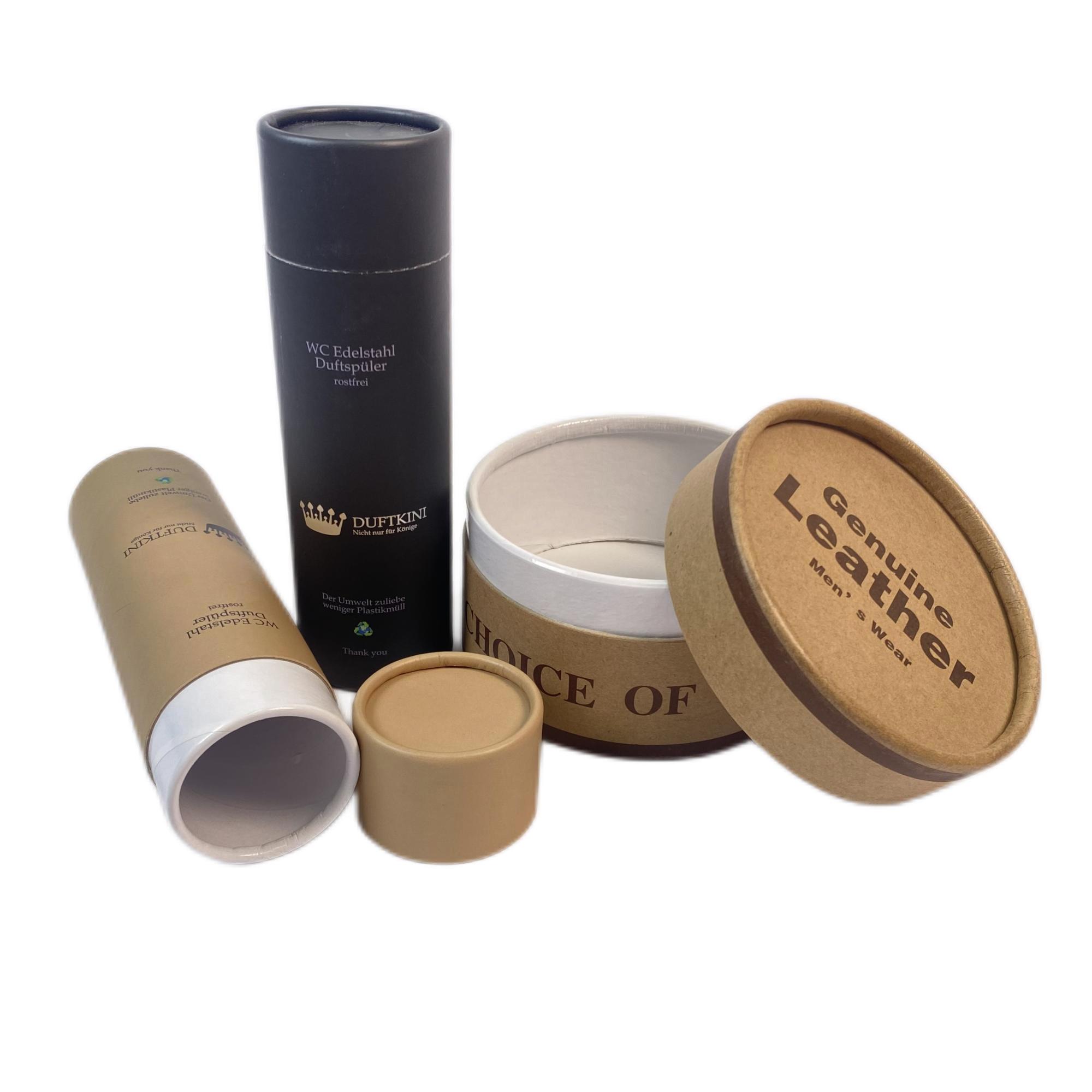 Eco Friendly Custom Design Kraft Paper Tube Coffee Paper Tube Container
