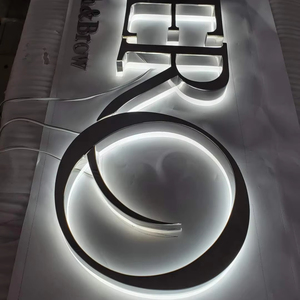 Thời trang hiện đại Acrylic <span class=keywords><strong>LED</strong></span> thư ký kênh tùy chỉnh Backlit logo với chất lượng tuyệt vời cho cửa hàng hiển thị biển quảng cáo - Product Image 3