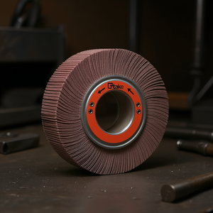 Disque abrasif à lamelles en tissu corindon 200x50x54 mm avec trou AB1077 - Product Image 3