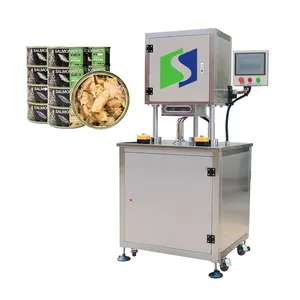Semi automatic PET can vacuum nitrogen sealing machine coffee powder packing machine glass jar vacuum sealer machine