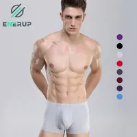 Шорты-боксеры Enerup мужские с логотипом под заказ, быстросохнущее дышащее нижнее белье из модала, влагоотводящее охлаждение
