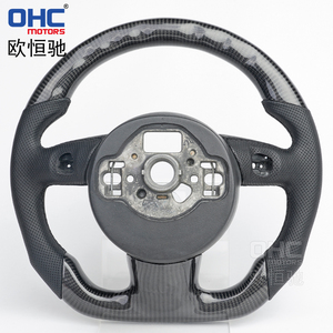 Volanti in Fibra di Carbonio Personalizzati per <span class=keywords><strong>Audi</strong></span> A4 B8.5 2014, Retrofit Volante in Pelle Scamosciata per A3 A5 <span class=keywords><strong>A6</strong></span> Q5 Q7 Ohc Motors - Product Image 3