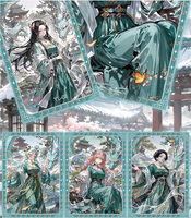 Offre Spéciale : Cartes Métalliques Créatives Qingxiu DS – Variété de Designs, Collaborations, Cartes Waifu, Cartes de Jeu de Société Anime Goddess Story