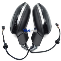 Ensemble de rétroviseurs extérieurs pour Volkswagen VW Golf 8 MK8 2019 2020 2021-2023, réglage électrique automatique, chauffage, pliage électrique