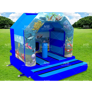 Commercial Grade Pvc Ocean Theme Castle Pump <b>House</b> <b>Inflatable</b> Jumping Bouncer for Kids <b>Inflatable</b> Castles <b>Inflatable</b> Boun - Product Image 1