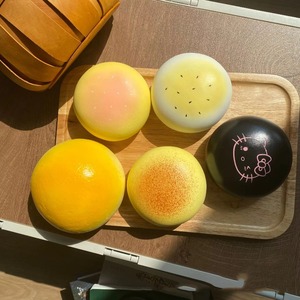 Jouet Squishy PU en forme de Mochi au lait et de pain vapeur, à rebond lent, aliment simulé, anti-stress, jouet sensoriel, cadeau pour enfants et adultes - Product Image 4
