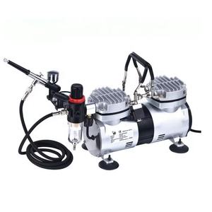 Machine aérographe à 2 têtes, double cylindre, mini pompe à air, pour chaussures à gâteaux - Product Image 6