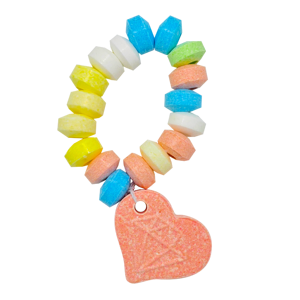 Pulsera de dulces con dijes de corazón para el Día de <span class=keywords><strong>San</strong></span> Valentín, anillos de dulces, joyas de dulces, dulces al por mayor a buen precio, pulseras de dulces - Product Image 5