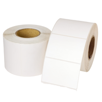 Rouleau d'étiquettes thermiques amovibles 60 x 40 mm, résistantes à la déchirure, en synthétique, pour l'emballage, le stockage et la logistique