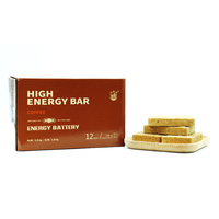 Barre énergétique BDH, rations alimentaires d'urgence au goût café, texture dure, goût salé prononcé