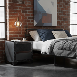 Best Selling Modern Convertible Nightstand <b>Light</b> Weight Metal Iron Design Bedroom Bathroom School Hospital Use Multi-Purpose - Product Image 3