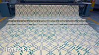 Moquette Axminster sur mesure moderne en laine mur à mur pour restaurants, avec poils longs antidérapants réversibles pour hôtels