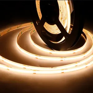 IP20 2700K 3000K 4000K 6000K White 8mm Pcb Cob Led Strip High Density 24V Led Strip Light