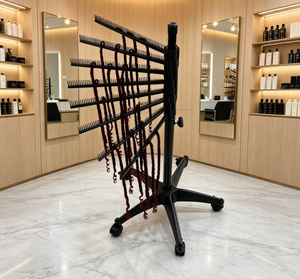 Support de rangement et de présentation en acier inoxydable pour perruques, extensions capillaires et tresses – Idéal pour salon - Product Image 6