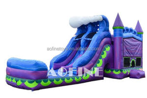 Château sautant intérieur/extérieur <span class=keywords><strong>gonflable</strong></span> commercial de divertissement d'arrière-cour des enfants avec la glissière combinée de <span class=keywords><strong>Lol</strong></span> - Product Image 3