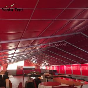 Tente d'événement de 30 m de largeur, élégante, en bâche PVC rouge, cadre en aluminium, imperméable, <span class=keywords><strong>pour</strong></span> mariage, exposition, <span class=keywords><strong>location</strong></span> commerciale en extérieur - Product Image 3
