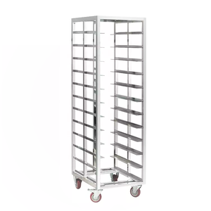 Chariot Desserte de Cuisine Multi-usages à Roulettes en Acier Inoxydable Taille Personnalisée pour Service Hôtelier et Restauration - Product Image 2