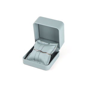 Cajas de embalaje de joyería de cuero PU cuadradas rectangulares personalizadas para anillos, pulseras, collares, pendientes - Product Image 5