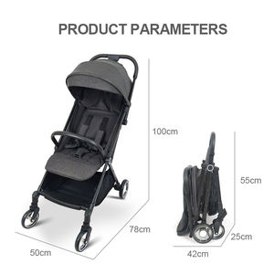 Carrito de bebé plegable más popular, cochecito de bebé, tamaño de cabina, coche de bebé, <span class=keywords><strong>Maleta</strong></span> de viaje Reversible - Product Image 2