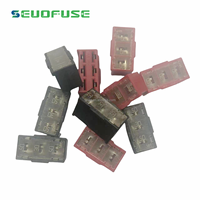 Produits avantageux Triple côte à côte cartouche boîte fusible auto lien court femelle voiture fusible lien/terminal fusible