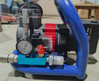Compresseur d'air sans huile sans fil 20V Moteur Pompe à air alimentée par batterie au lithium portable Pistolet à clous pneumatique pour le travail du bois Fonctionnement silencieux