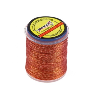 Hilo metálico de oropel de Color perla al por mayor para atar moscas <span class=keywords><strong>Ninfa</strong></span> Streamer, anzuelo de pesca con mosca con material de atado de alta calidad - Product Image 3